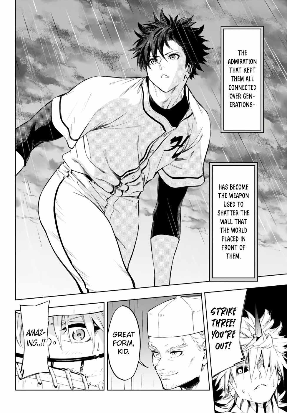 In Another World where Baseball is War, a High School Ace Player will Save a Weak Nation Chapter 33.1 23